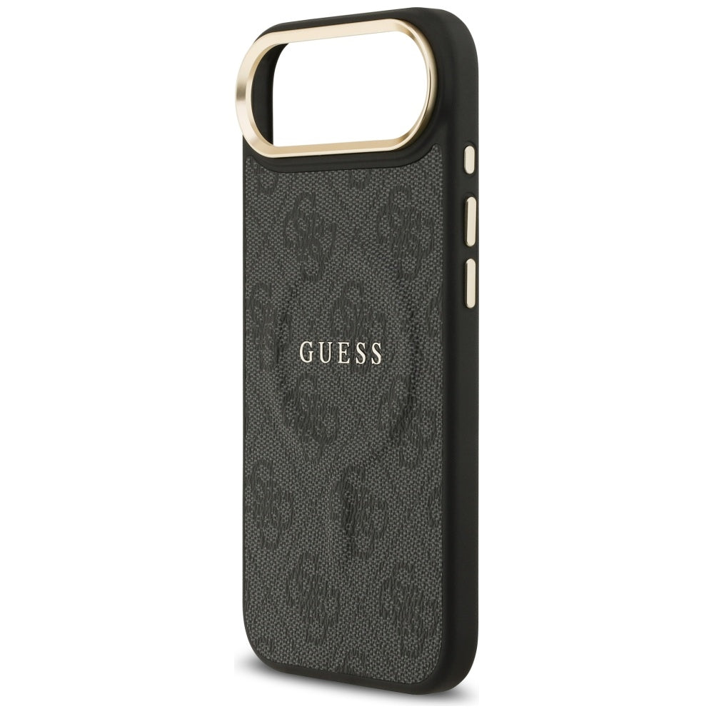 Guess 4G PU Classic Logo MagSafe dėklas iPhone 17 Air - juodas
