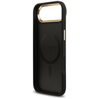Guess 4G PU Classic Logo MagSafe dėklas iPhone 17 Air - juodas