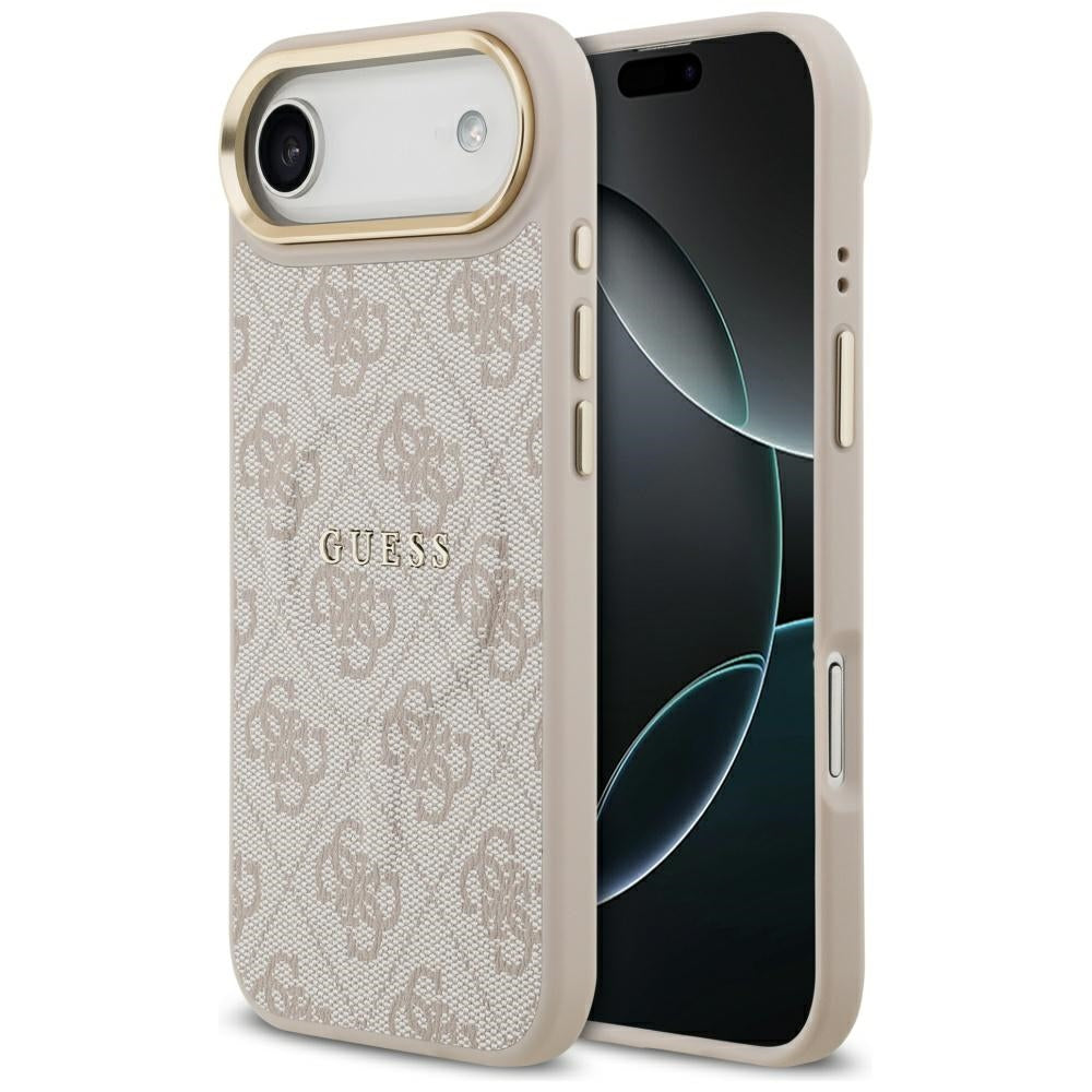 Guess MagSafe dėklas iPhone 17 Air – rožinis