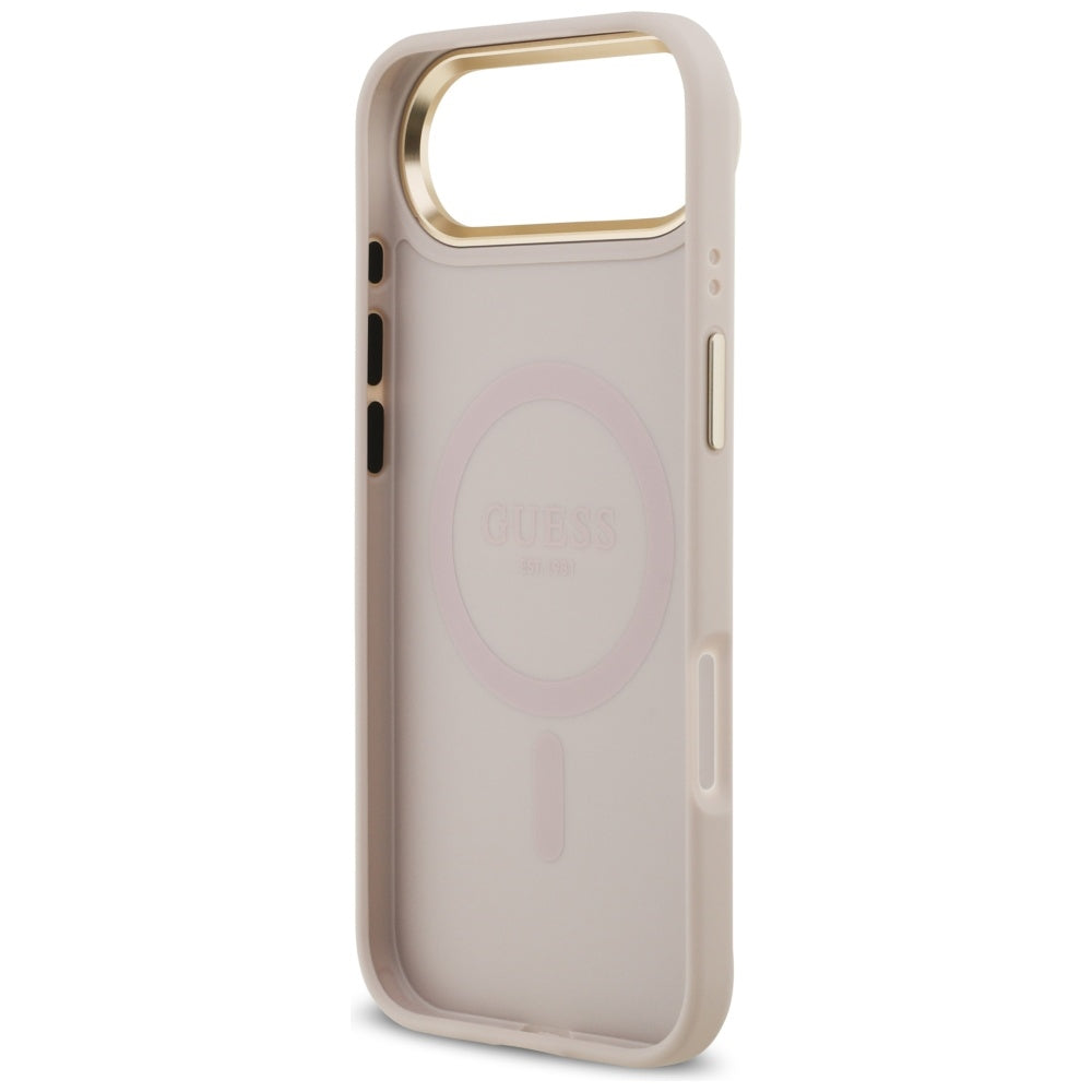 Guess MagSafe dėklas iPhone 17 Air – rožinis