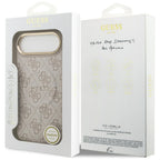 Guess MagSafe dėklas iPhone 17 Air – rožinis
