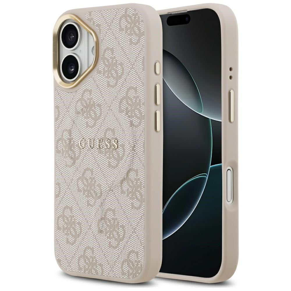 Guess MagSafe dėklas iPhone 17 – rožinis