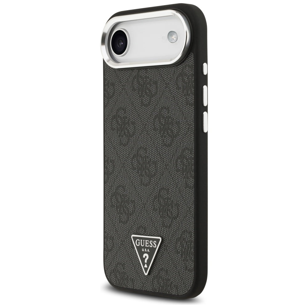 Guess 4G Triangle Logo MagSafe dėklas iPhone 17 Air - juodas