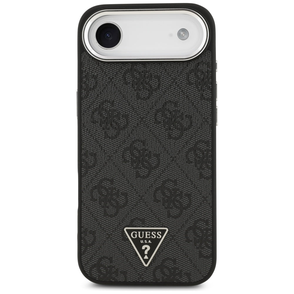 Guess 4G Triangle Logo MagSafe dėklas iPhone 17 Air - juodas