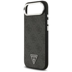 Guess 4G Triangle Logo MagSafe dėklas iPhone 17 Air - juodas