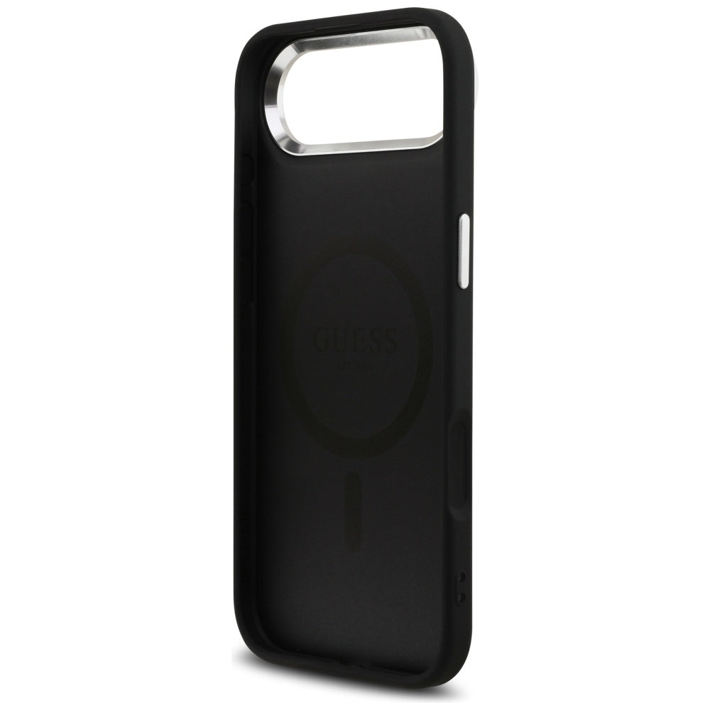 Guess 4G Triangle Logo MagSafe dėklas iPhone 17 Air - juodas