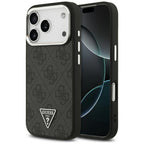 Guess MagSafe dėklas iPhone 17 Pro – juodas