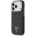 Guess MagSafe dėklas iPhone 17 Pro – juodas