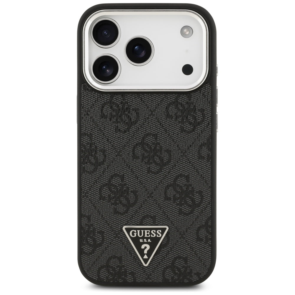 Guess MagSafe dėklas iPhone 17 Pro – juodas
