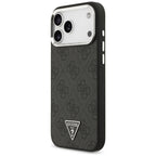 Guess 4G Triangle Logo MagSafe dėklas iPhone 17 Pro Max – juodas