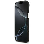 Guess Grained Big 4G Classic Logo dėklas iPhone 17 Air - juodas -- iPhone 17 Air