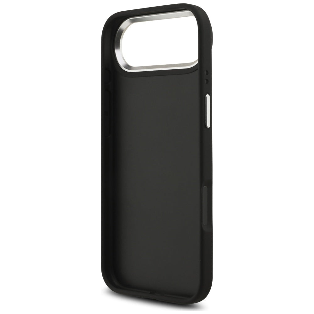 Guess Grained Big 4G Classic Logo dėklas iPhone 17 Air - juodas -- iPhone 17 Air