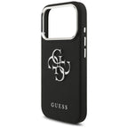 Guess 4G dėklas iPhone 17 Pro – juodas