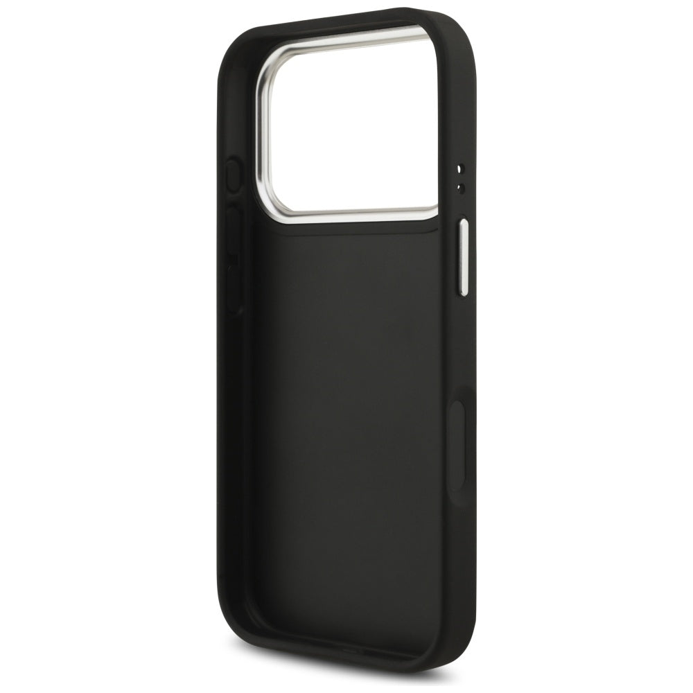 Guess 4G dėklas iPhone 17 Pro – juodas