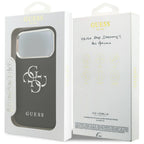 Guess 4G dėklas iPhone 17 Pro – juodas