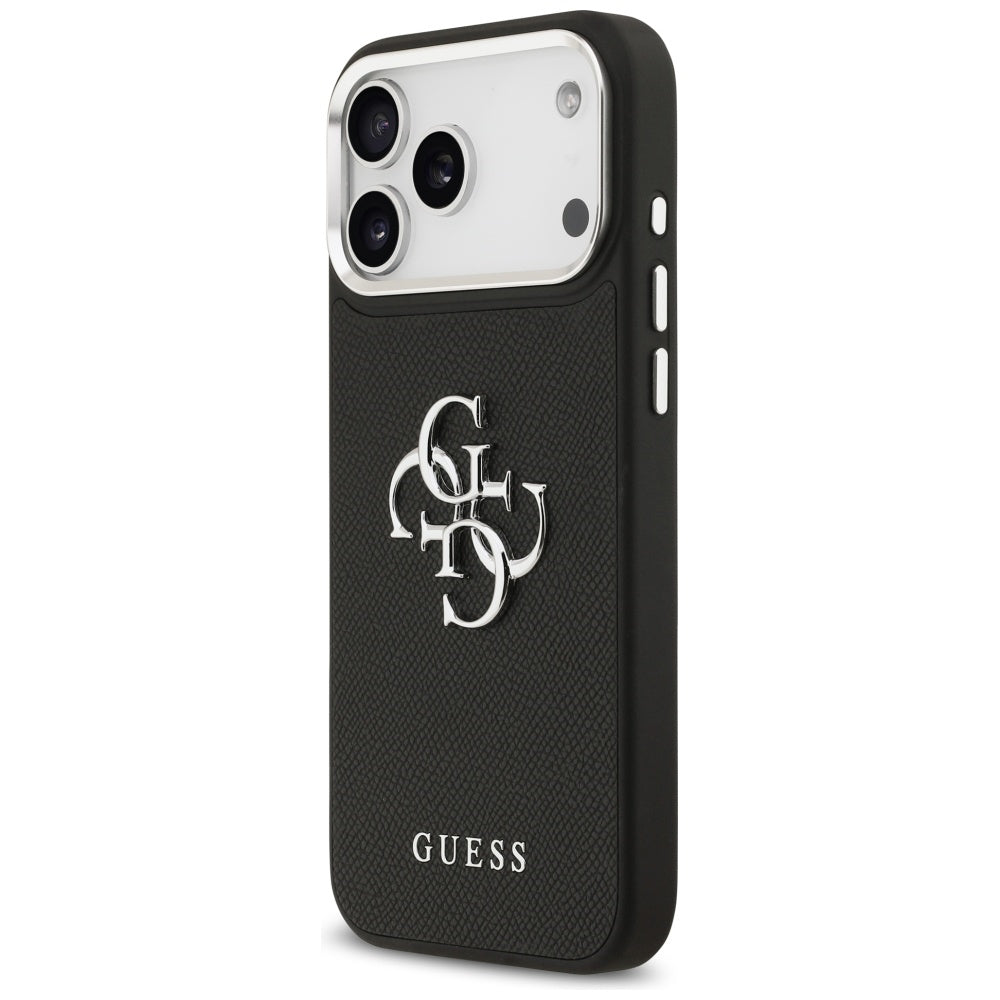 Guess dėklas iPhone 17 Pro Max – juodas