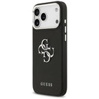 Guess dėklas iPhone 17 Pro Max – juodas