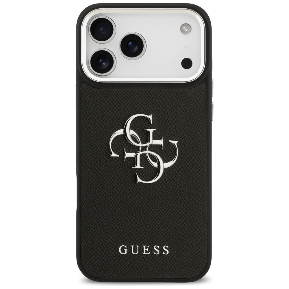 Guess dėklas iPhone 17 Pro Max – juodas