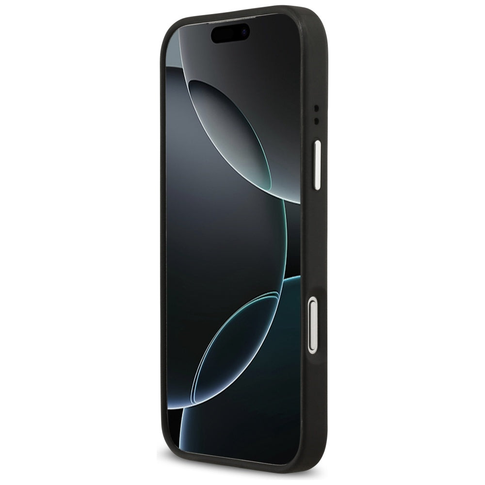 Guess dėklas iPhone 17 Pro Max – juodas