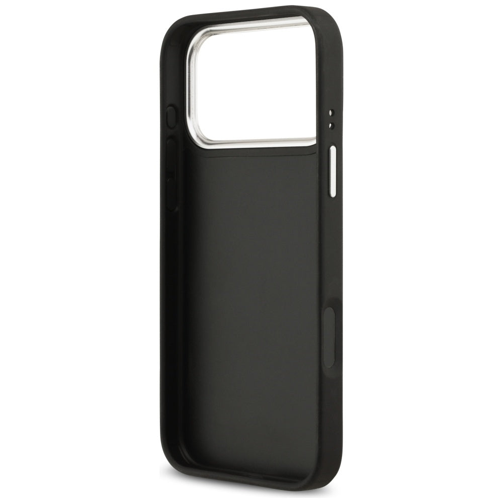 Guess dėklas iPhone 17 Pro Max – juodas
