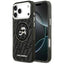 Karl Lagerfeld IML Glitter Karl & Choupette Galvos Logotipas MagSafe Dėklas iPhone 17 Pro Max - Juodas -- iPhone 17 Pro Max