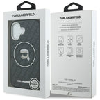 Karl Lagerfeld IML Karl Galvos Logotipas MagSafe Dėklas iPhone 17 - Juodas -- iPhone 17