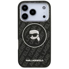 Karl Lagerfeld IML Karl Head Logo MagSafe dėtis iPhone 17 Pro - juoda -- iPhone 17 Pro