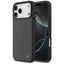 Mercedes Leather Large Laurel Leave MagSafe dėklas iPhone 17 Pro Max - Juodas ir Pilkas -- iPhone 17 Pro Max