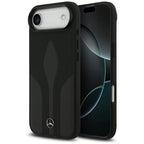 Mercedes Leather The Move MagSafe dėklas iPhone 17 Air - juodas -- iPhone 17 Air