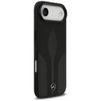 Mercedes Leather The Move MagSafe dėklas iPhone 17 Air - juodas -- iPhone 17 Air
