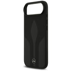 Mercedes Leather The Move MagSafe dėklas iPhone 17 Air - juodas -- iPhone 17 Air