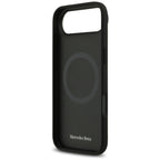 Mercedes Leather The Move MagSafe dėklas iPhone 17 Air - juodas -- iPhone 17 Air