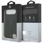 Mercedes Leather The Move MagSafe dėklas iPhone 17 Air - juodas -- iPhone 17 Air