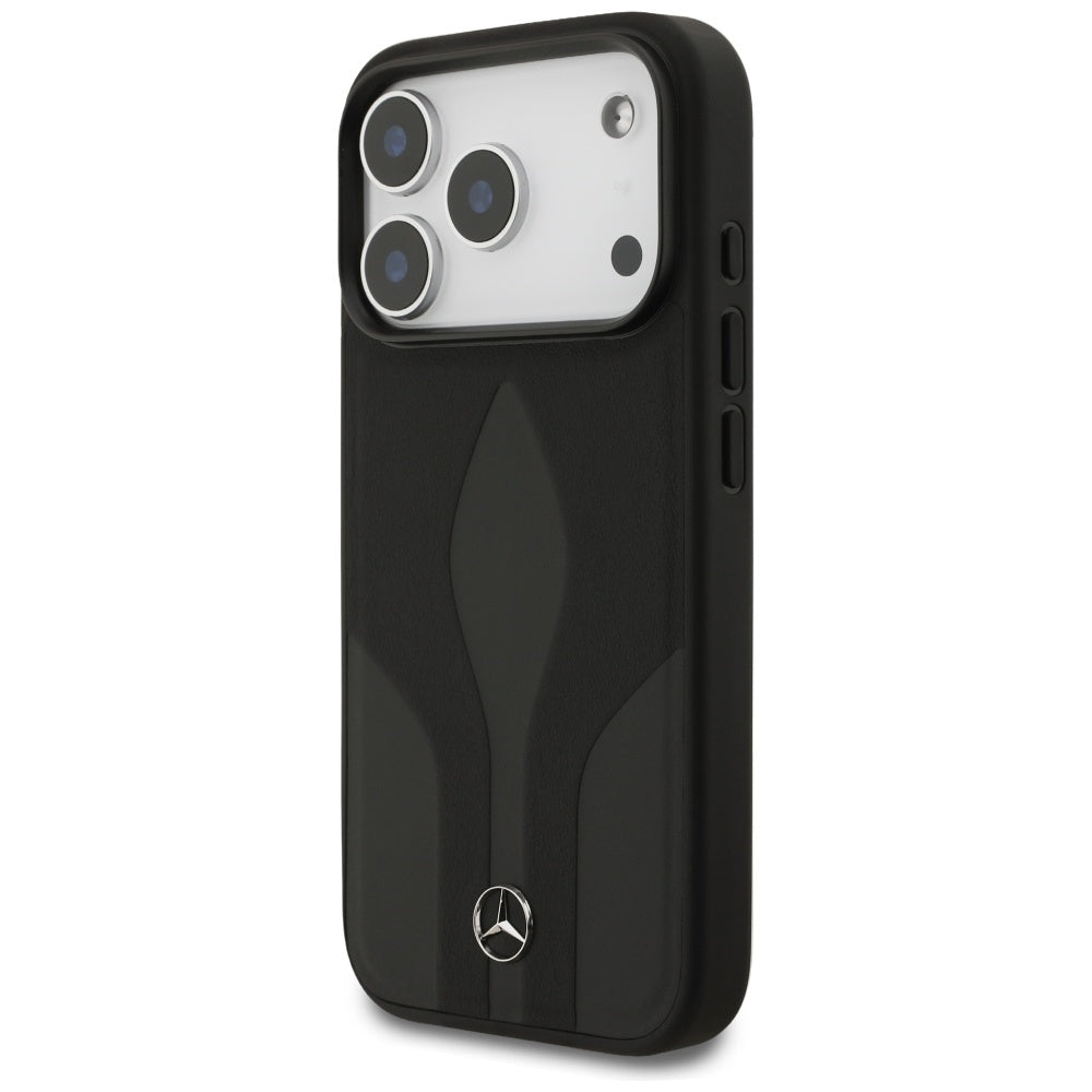 Mercedes odinis MagSafe dėklas iPhone 17 Pro – juodas