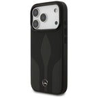 Mercedes odinis MagSafe dėklas iPhone 17 Pro – juodas