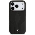 Mercedes odinis MagSafe dėklas iPhone 17 Pro – juodas