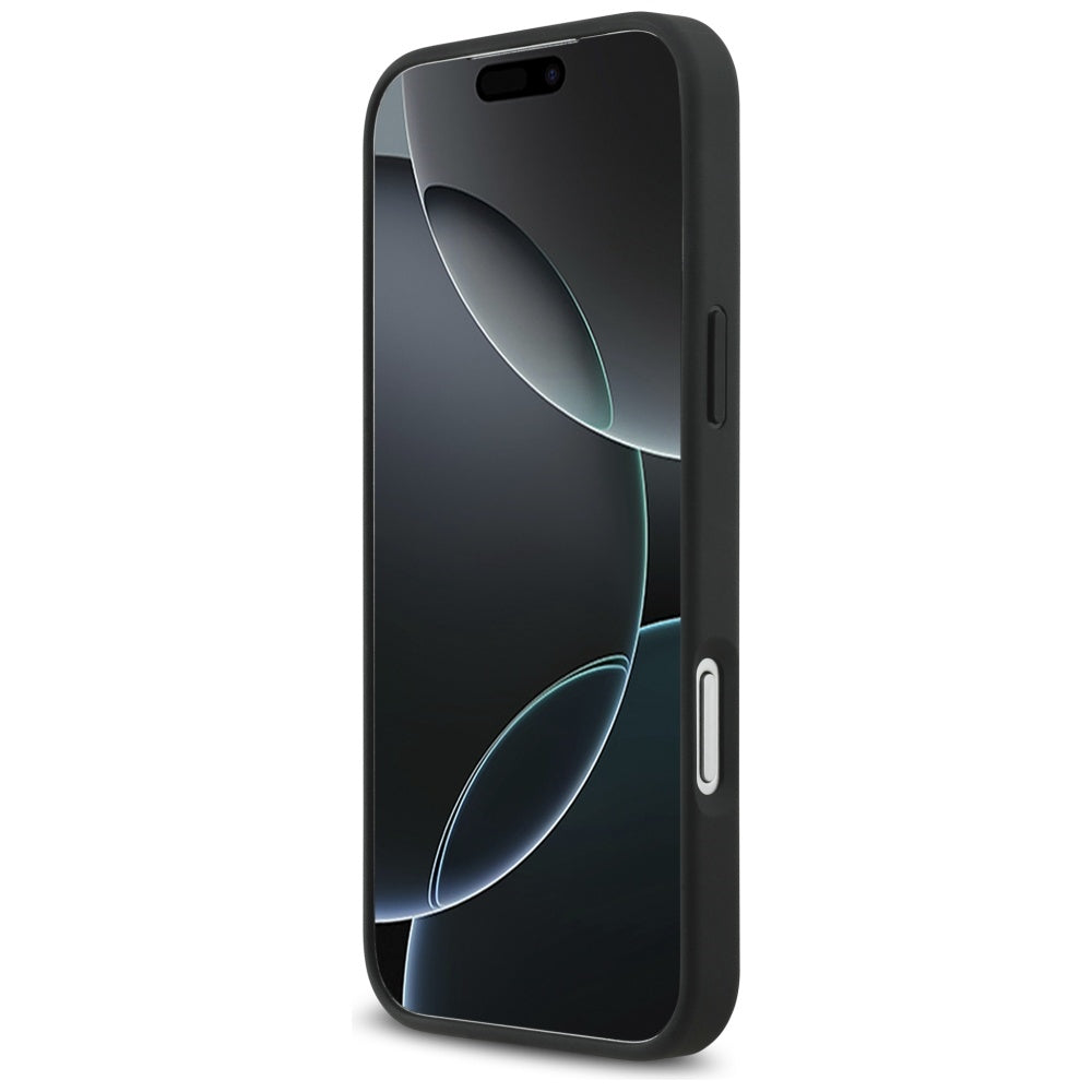 Mercedes Leather The Move MagSafe Dėklas, skirtas iPhone 17 Pro Max - juodas