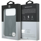 Mercedes Leather The Move MagSafe Dėklas, skirtas iPhone 17 Pro Max - juodas