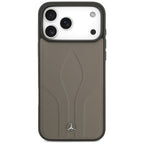 Mercedes Leather The Move MagSafe Dėklas, skirtas iPhone 17 Pro Max – smėlio spalvos