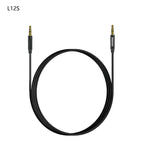 Dudao L12S AUX kabelio mini lizdas 3,5 mm 1 m 3 polių stereofoninis įrenginys - juodas