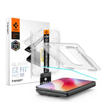 Apsauginis stiklas Spigen Glas.tR EZ Fit Pro iPhone Duo, skaidrus -- iPhone Duo