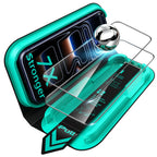 Apsauginis stiklas ESR UltraFit Armorite iPhone 17 Pro Max / 18 Pro Max, 2 vnt., juodas -- iPhone 17 Pro Max, iPhone 18...