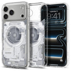 Dėklas Spigen Ultra Hybrid MagSafe iPhone 17 Pro / 18 Pro Zero One, baltas -- iPhone 17 Pro, iPhone 18 Pro