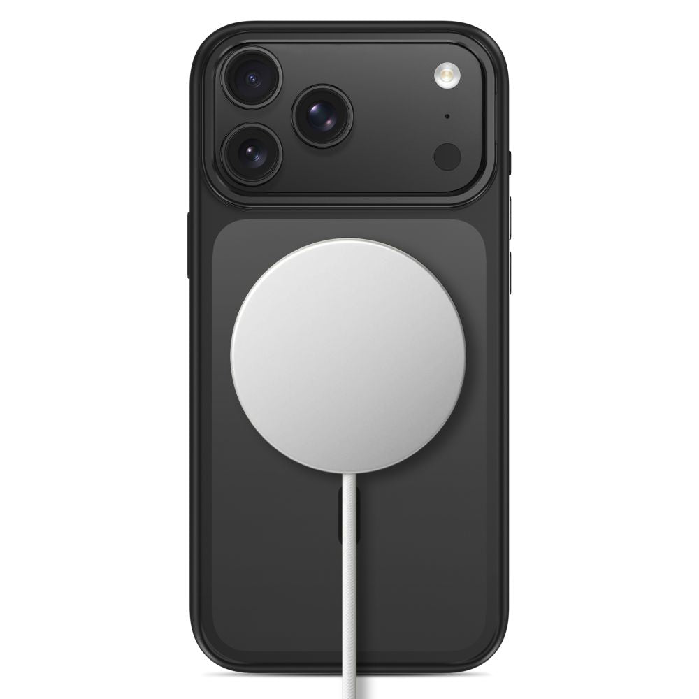 Dėklas Tech-Protect MagStand MagSafe CC iPhone 17 Pro / 18 Pro, matinis juodas -- iPhone 17 Pro, iPhone 18 Pro