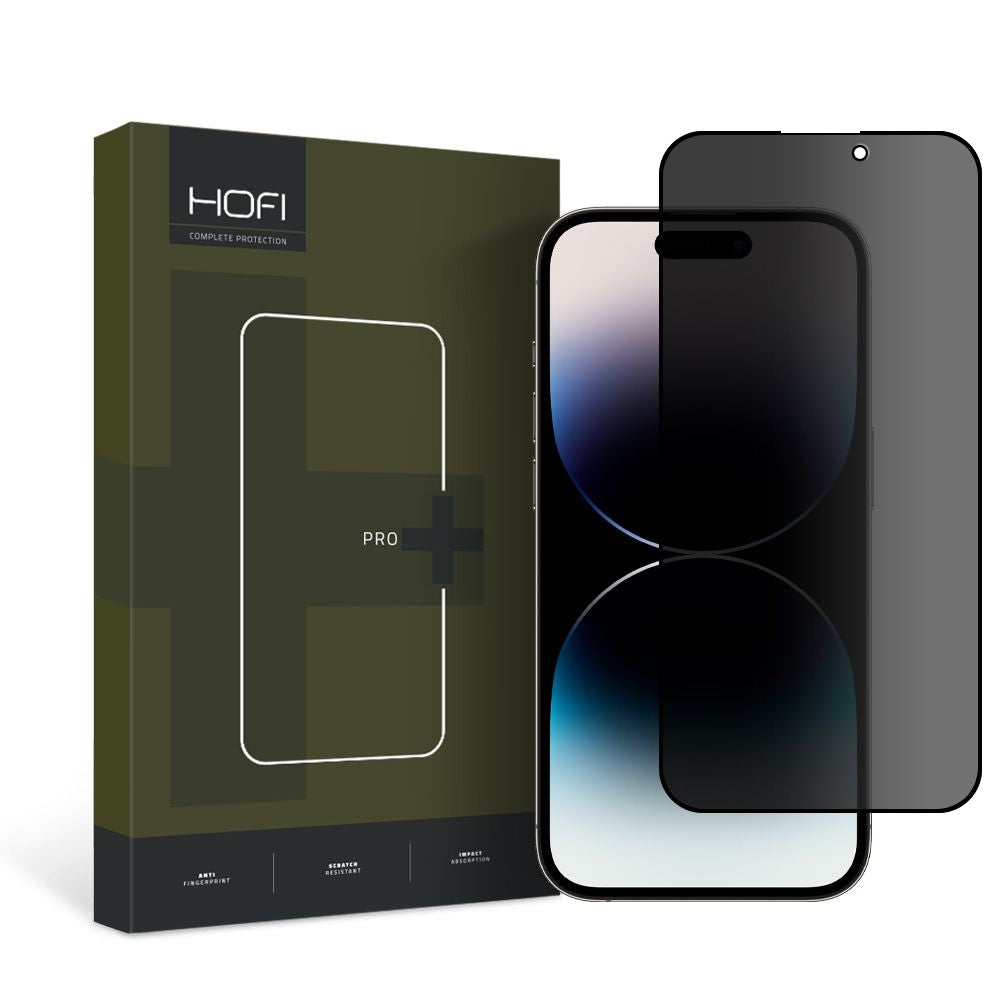 Apsauginis privatumo stiklas Hofi Anti Spy Glass Pro+ iPhone 14 Pro Max -- iPhone 14 Pro Max