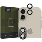 Kameros apsauginis stiklas Hofi Camring Pro+ iPhone 16 / 16 Plus / 17, juodas -- iPhone 16, iPhone 16 Plus, iPhone 17