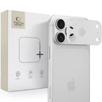 Kameros apsauginis stiklas Tech-Protect Camalloy Fit+ iPhone 18 Pro Max, sidabrinis -- iPhone 18 Pro Max