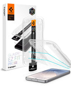 Apsauginis stiklas Spigen Glas.tR EZ Fit Pro AC Galaxy S26 FE, skaidrus, 2 vnt. -- Galaxy S26 FE