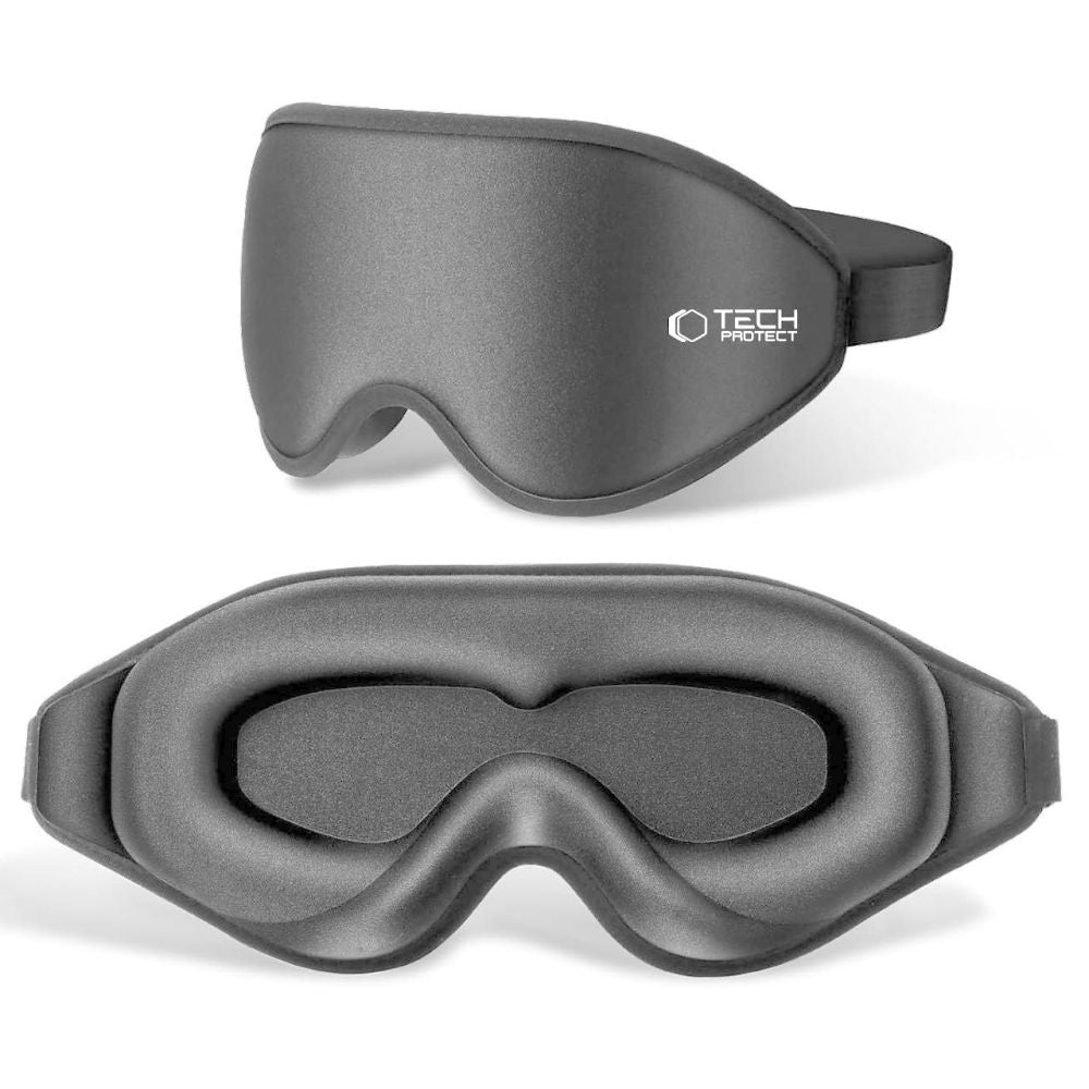 Miego kaukė Tech-Protect Eyeshade, pilka -- TECH-PROTECT//Akcesoria//Gadżety