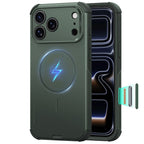 Dėklas ESR Cyber Tough MagSafe iPhone 17 Pro Max / 18 Pro Max, žalias -- iPhone 17 Pro Max, iPhone 18 Pro Max